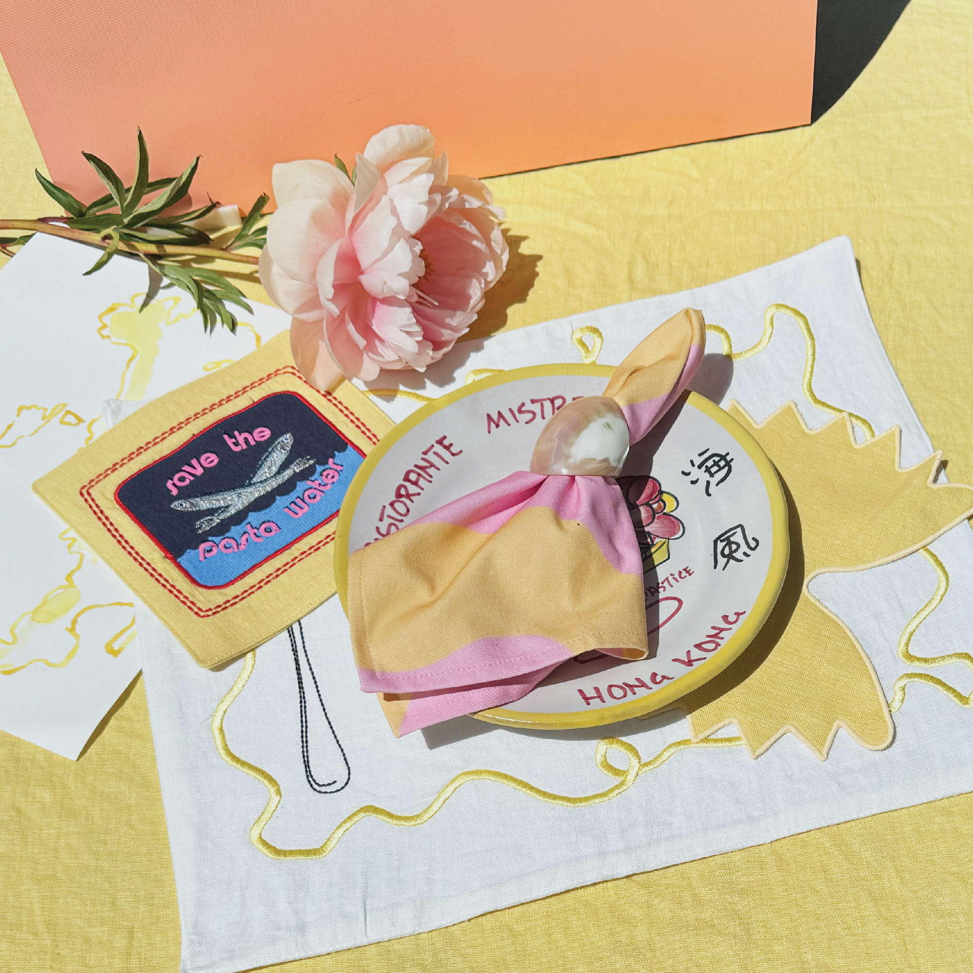 Tinned Fish Trivet  Yellow