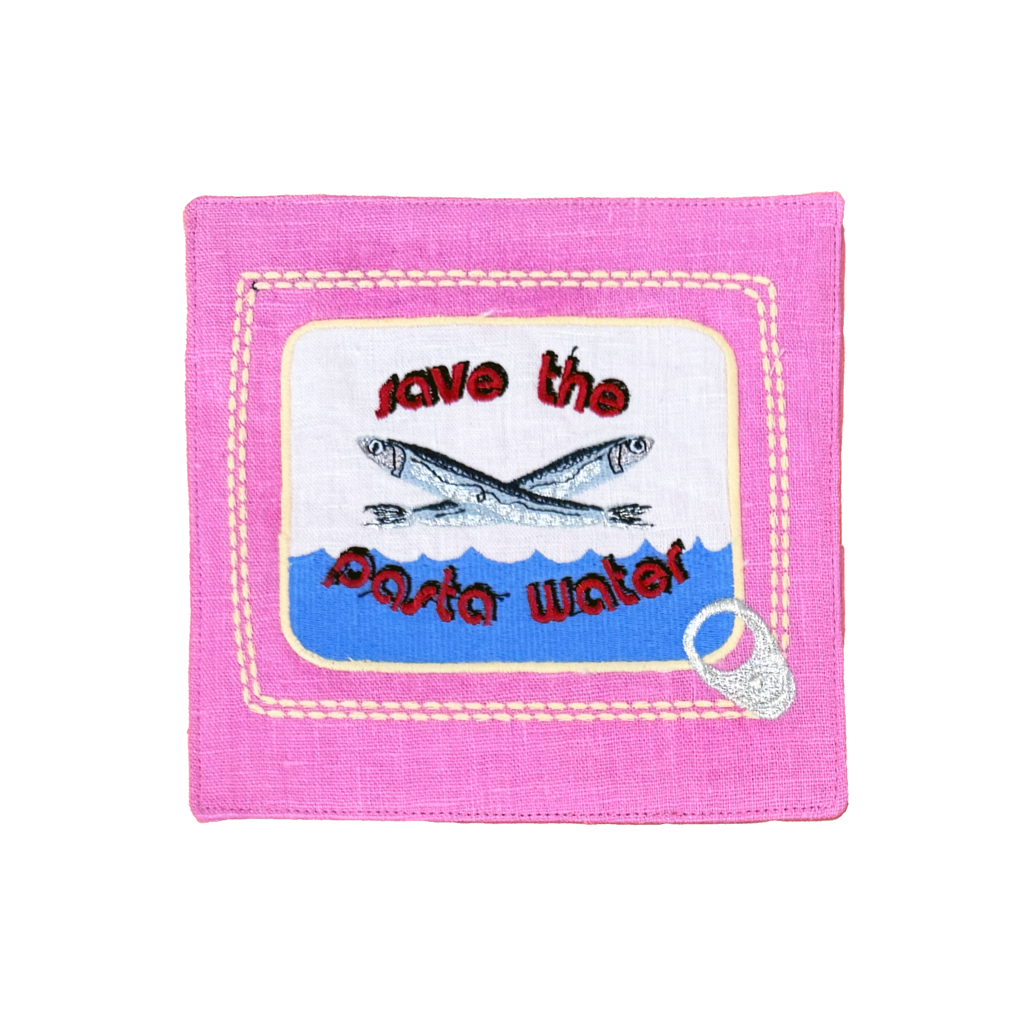 Tinned Fish Trivet Pink