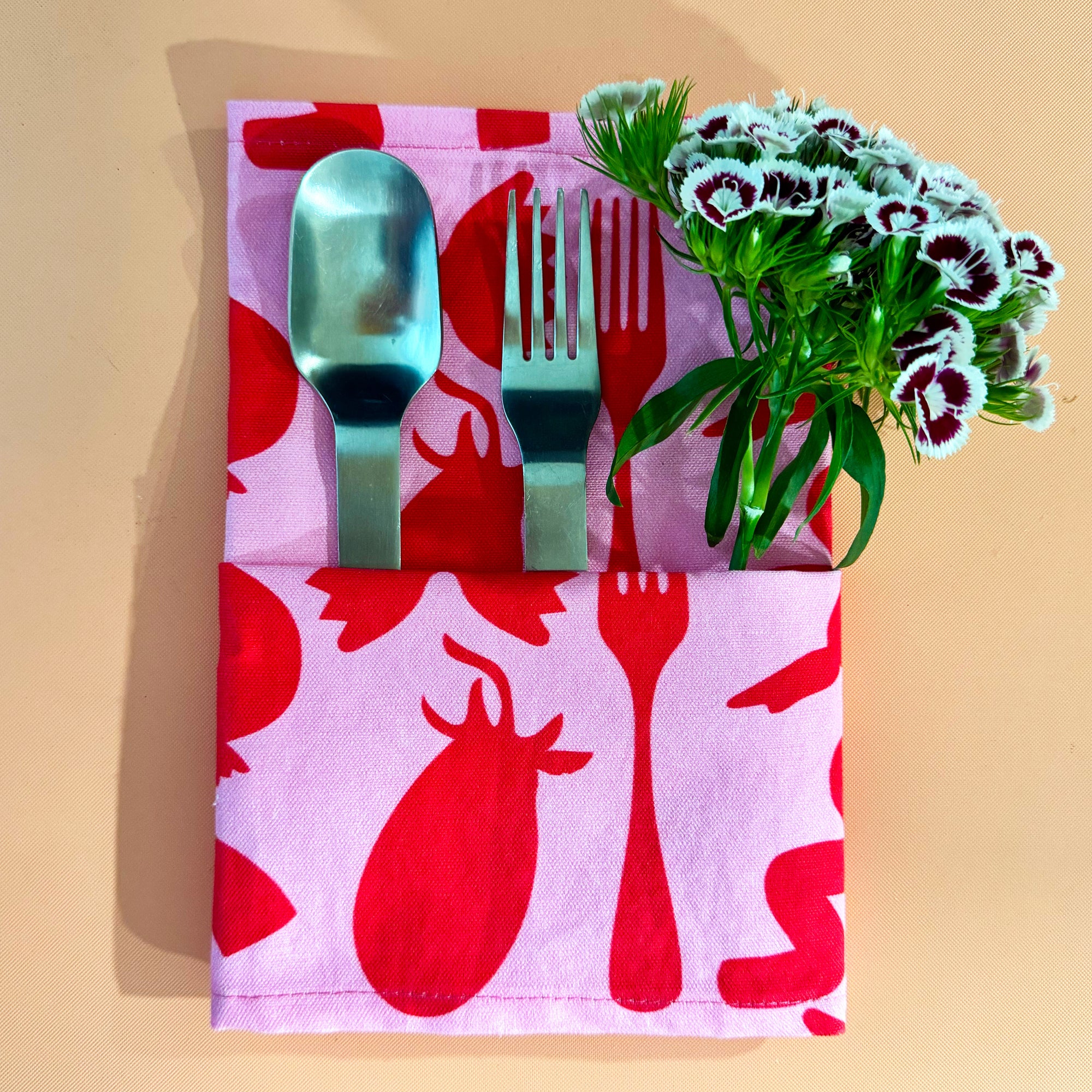 Silhouetti Canvas Napkins, set of 2